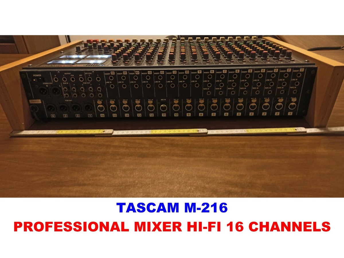 TASCAM M-216 Analog Mixer 16 Channels 4 Buses for sale online | eBay