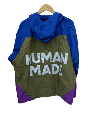 HUMAN MADE 24AW/ANORAK PARKA/Jacket/XL/Nylon/NVY/Solid color