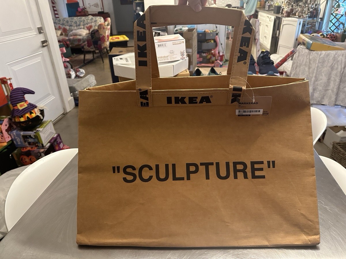 IKEA x Off White Virgil Abloh Markerad “Sculpture” Bag Large 21