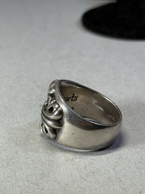 Chrome Hearts 1992 Keeper Men's Sterling Silver Diamond Band Ring