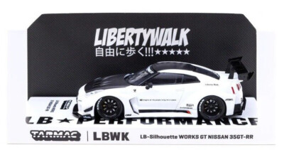Tarmac Works Liberty Walk LBSilhouette Works GT Nissan 35GT-RR 1