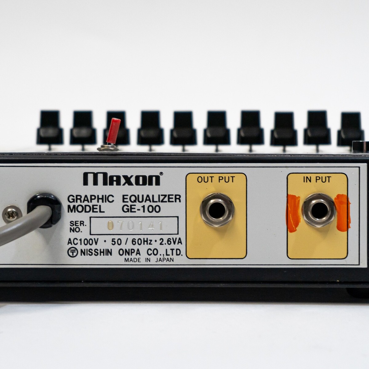 Maxon GE-100 Graphic Equalizer EQ - Made in Japan - Original