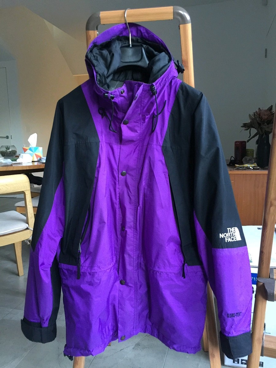 Vintage gore tex North Face purple Mountain Jacket M Black Nupste