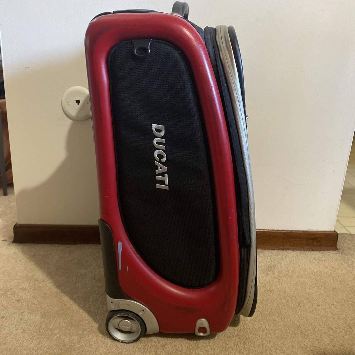 Tumi T3 Ducati Special Edition Black Red Wheeled Carry On Suitcase