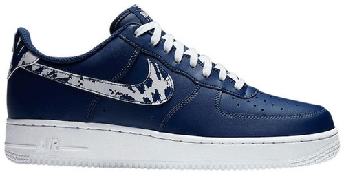 Nike Air Force 1 Low Premium Blue Void Sneakers White 26.5cm Boxed