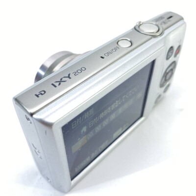 Canon PowerShot IXY 200 Ixy200 Digital Camera Silver with Battery