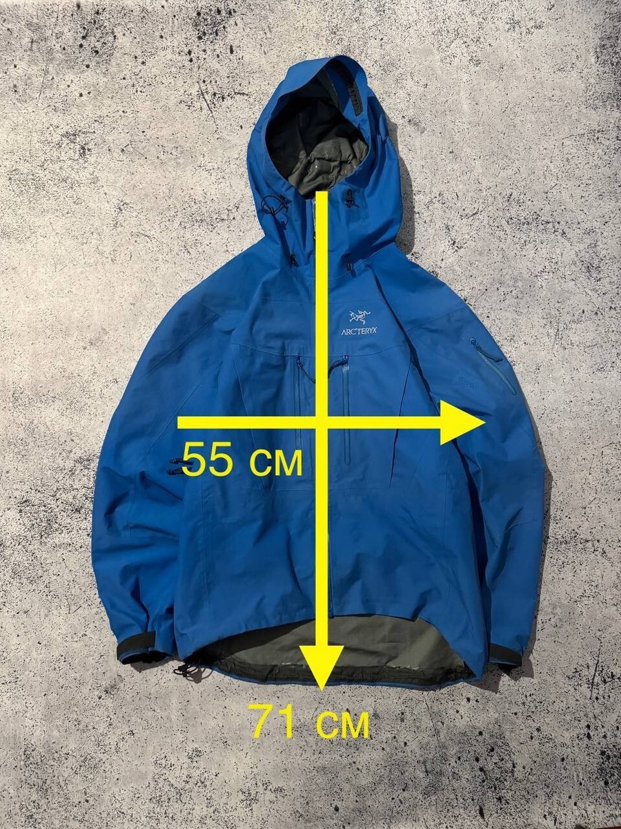 VINTAGE ARCTERYX ALPHA SV GORE TEX BLUE JACKET GORPCORE OUTDOOR