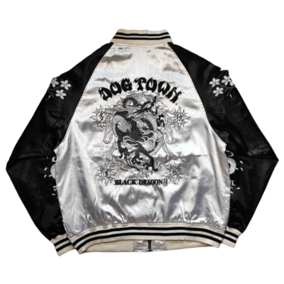 Vintage Dog Town Black Dragon Sukajan Souvenir Jacket | eBay