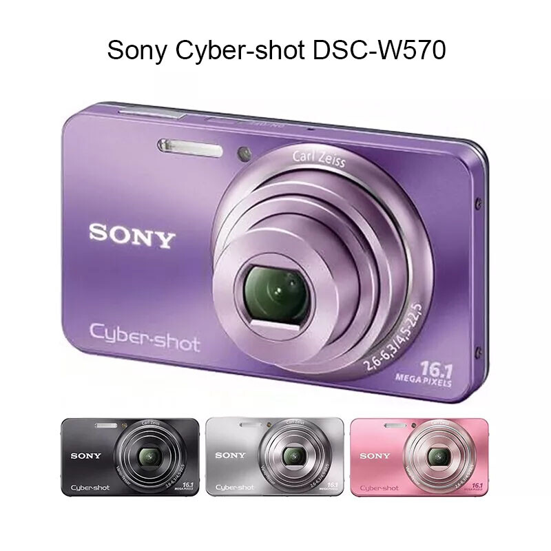 Sony Cyber-shot DSC-W570 16.1 Megapixel 5x Zoom Digital Camera