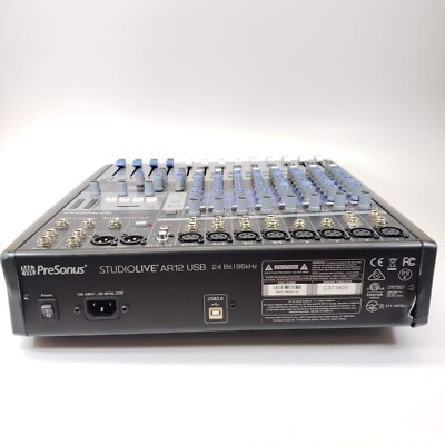 PreSonus StudioLive USB AR12 Performance Recording Mixer TESTED