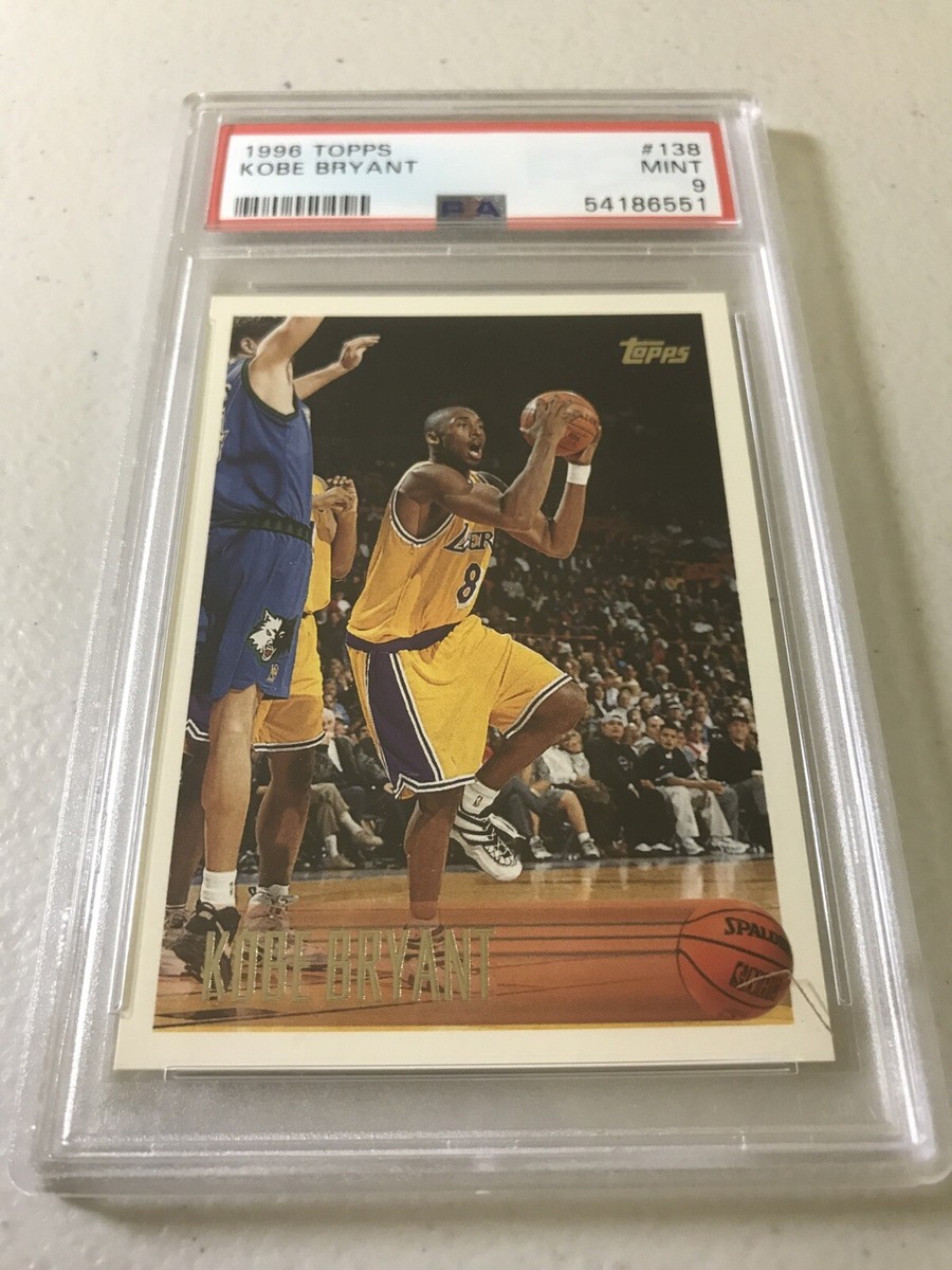 1996 Topps Basketball Kobe Bryant Rookie #138 Psa 9 Mint card | eBay