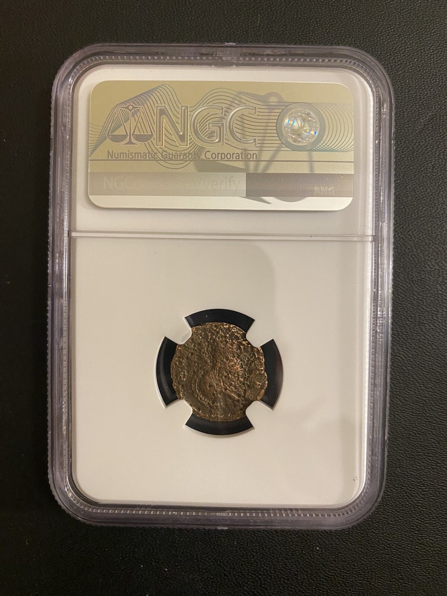 Roman Empire Constantinian c AD 330-340 AE3/4 BI Nummus She-Wolf