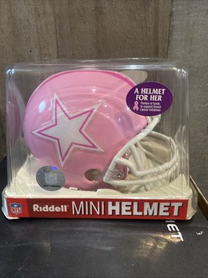 New Dallas Cowboys Pink Riddell Mini Helmet Breast Cancer