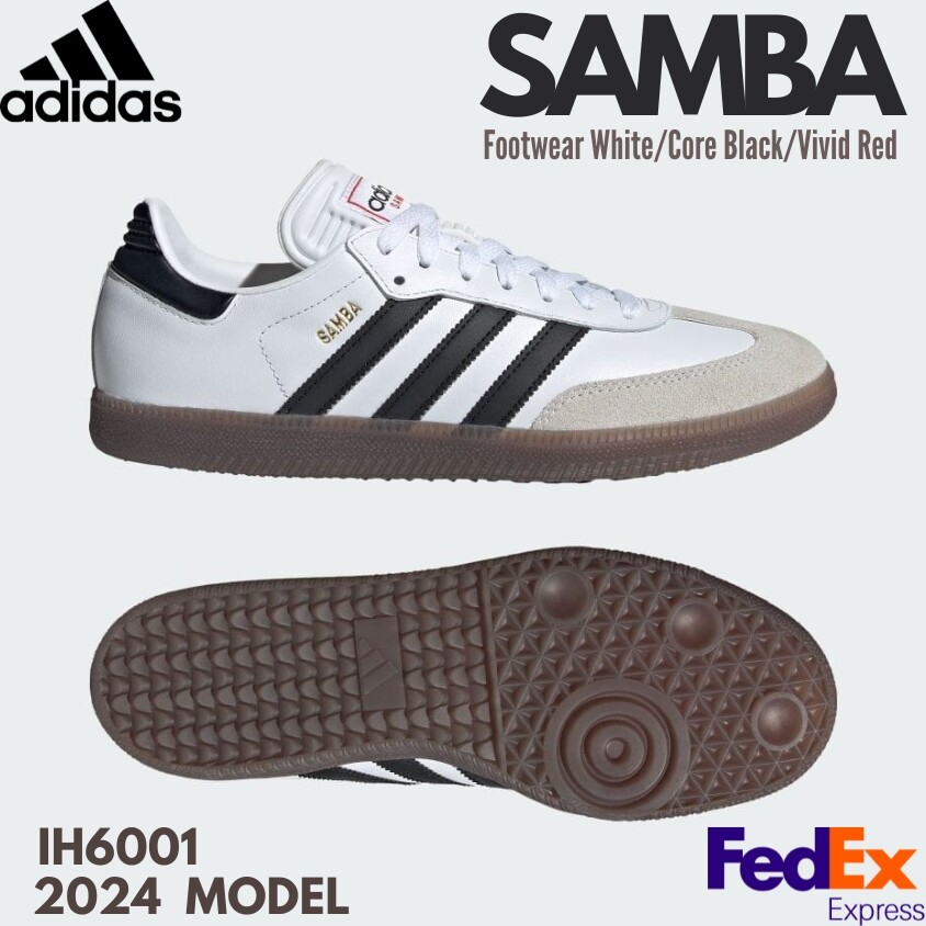 adidas Soccer shoes SAMBA Footwear White/Core Black/Vivid Red