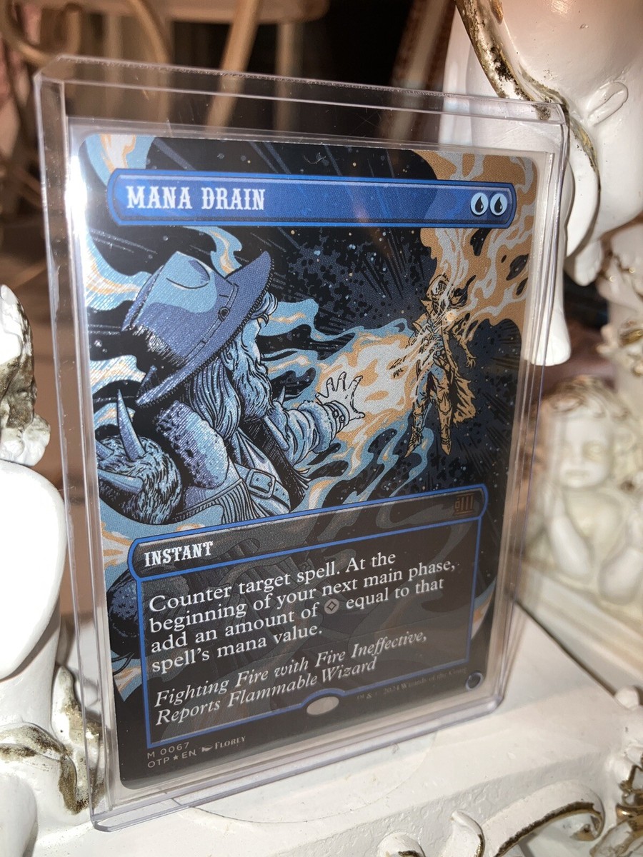 MTG Textured Foil Mana Drain Outlaws of Thunder Junction 0067 NM