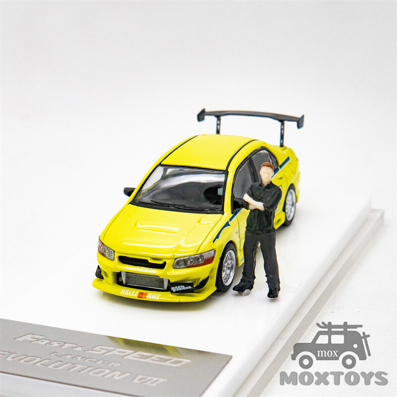Fast Speed FS 1:64 Lancer Evolution EVO VII FNF FNF Green Model
