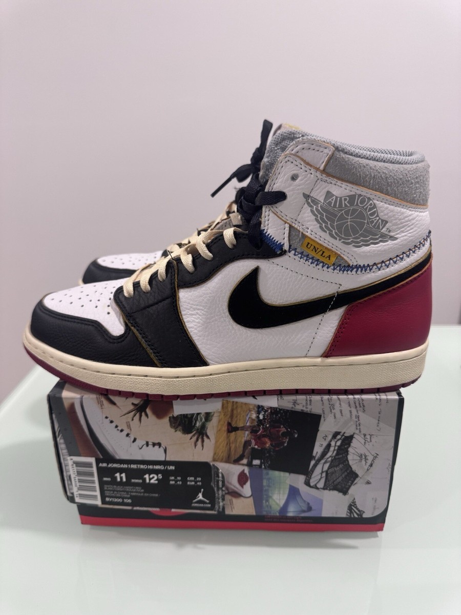 Size 11 - Jordan 1 Retro NRG x Union LA High Black Toe