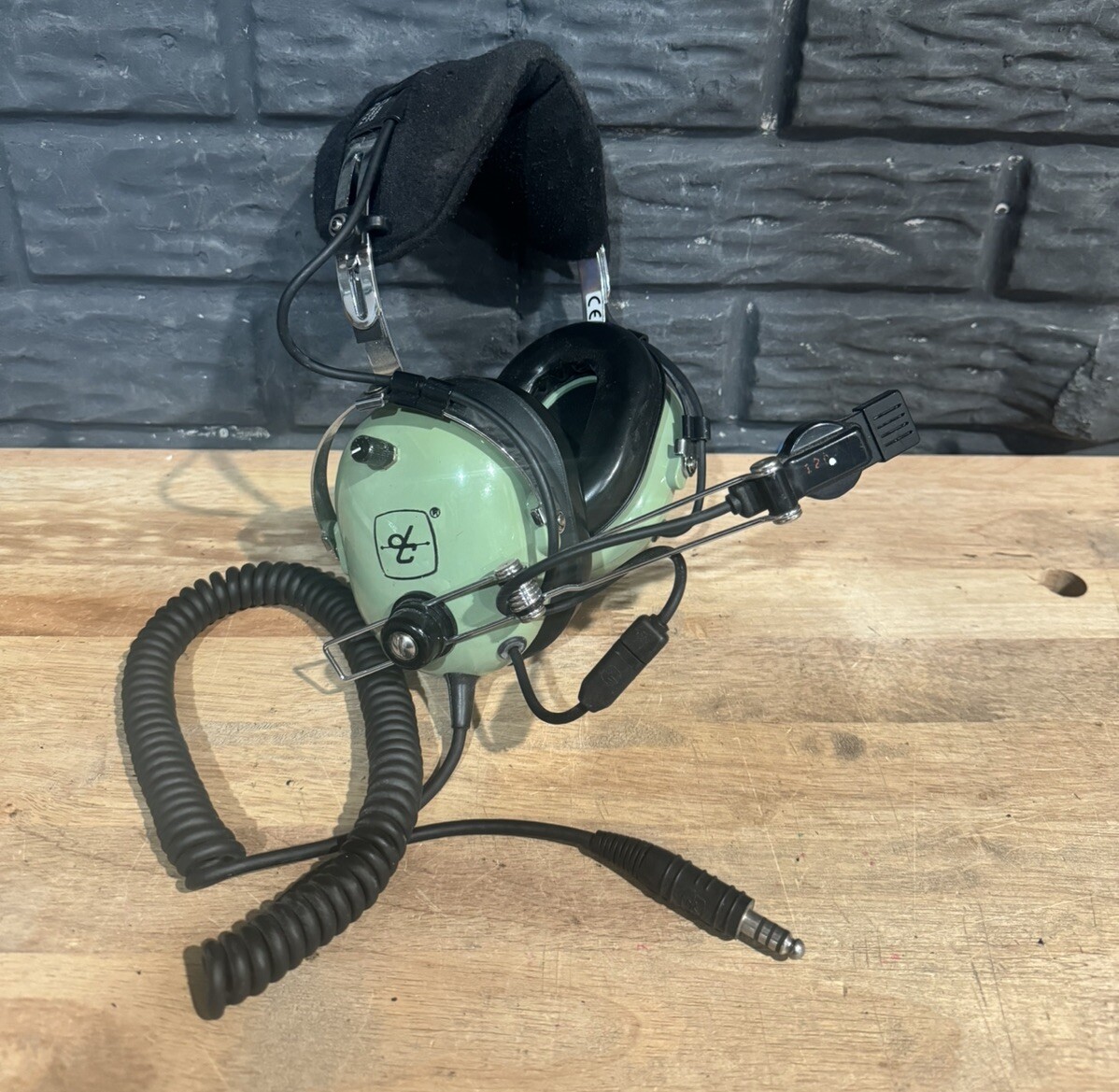 David Clark H10-76 Military Aviation Headset Green Soft Top Oregon