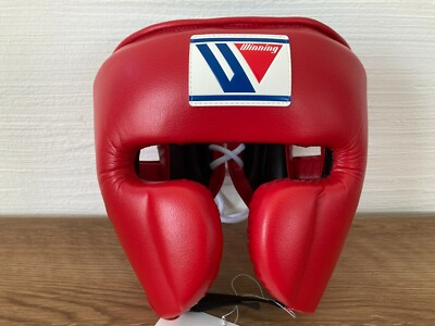 Winning Head Gear FG-2900 Face Guard Type Boxing Red/Black/Blue