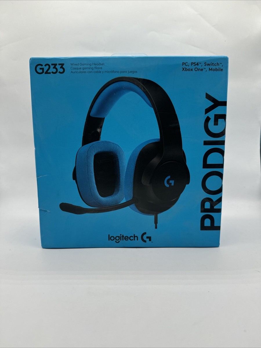 Logitech G233 Prodigy Blue/Black Wired Headband Headset for sale