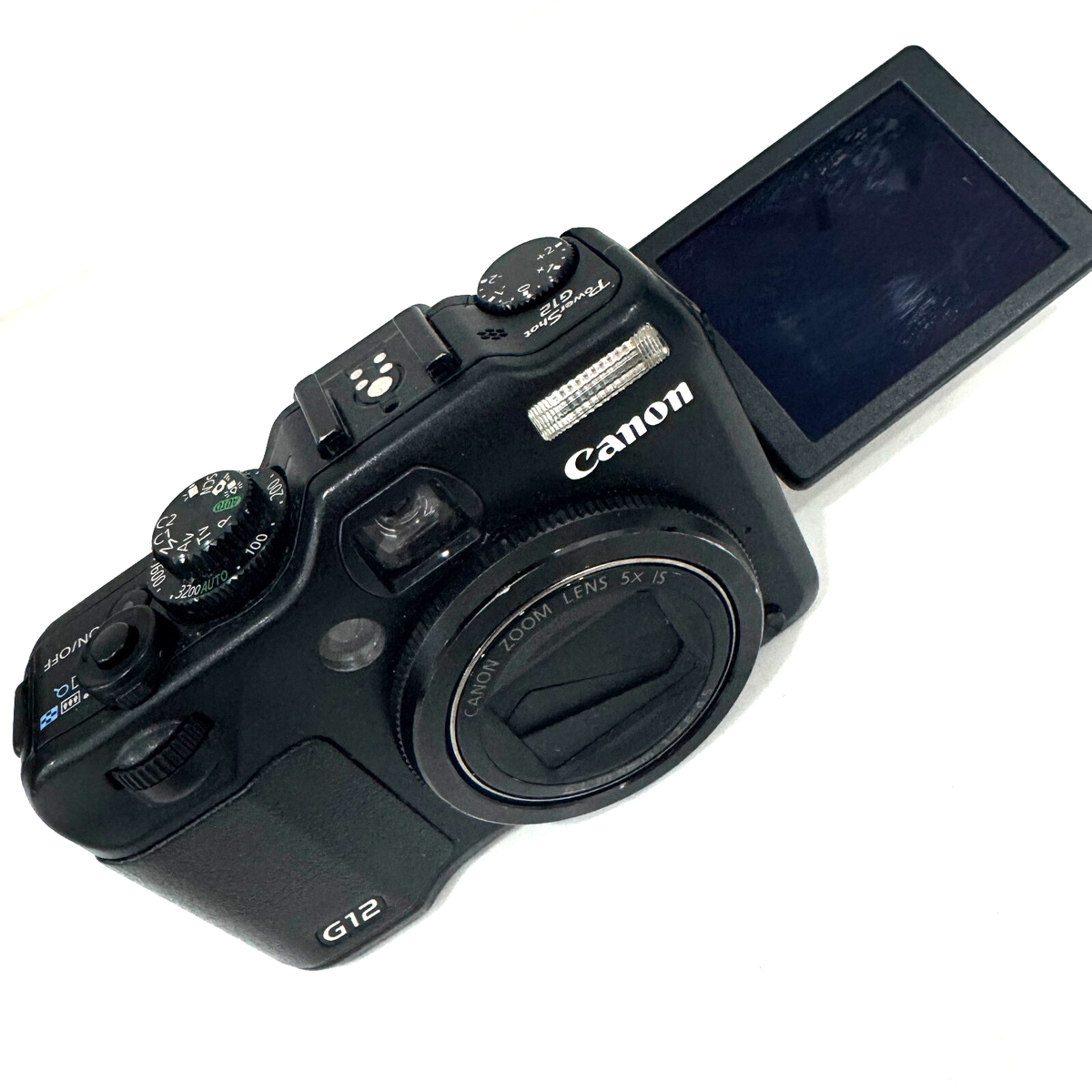 Canon PowerShot G12 10.0MP Digital Camera 5X Zoom Lens 6.1-30.5mm
