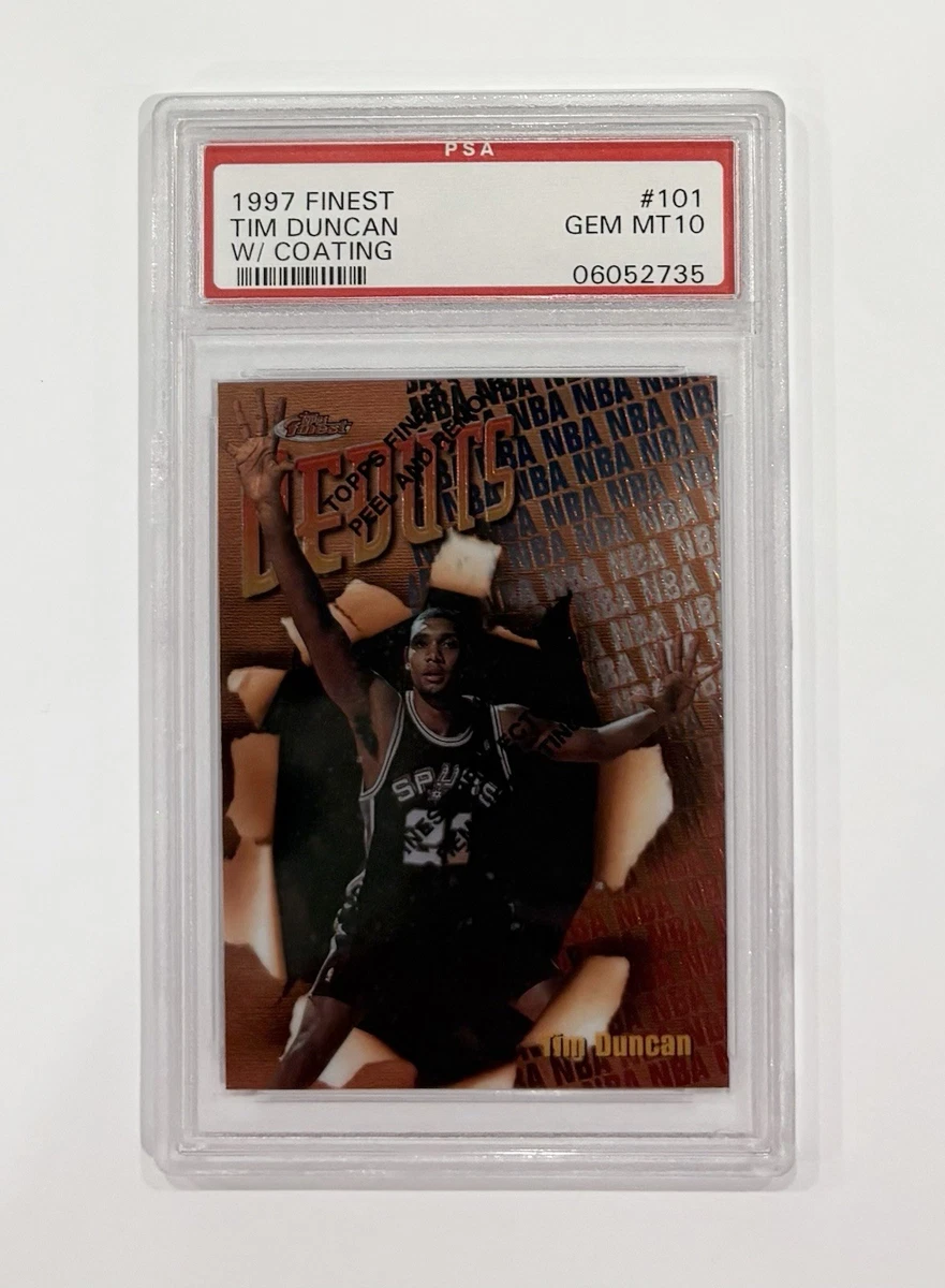 Tim Duncan Basketball Grade 10 Rookie Sports Trading Cards