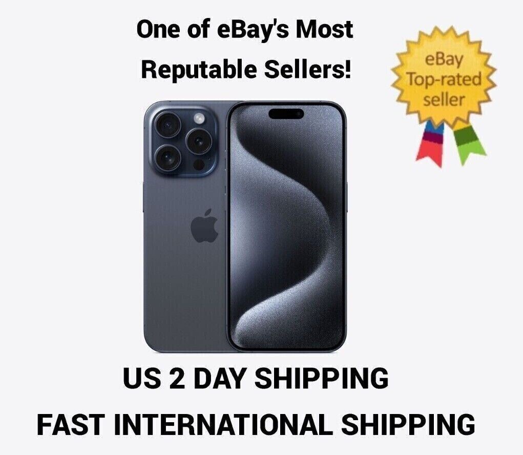 Apple iPhone 15 Pro Max - 1 TB - Blue Titanium (Unlocked) for sale