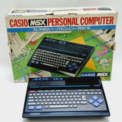 Vintage Casio Personal Computer MSX - MX-10 With Box - For parts