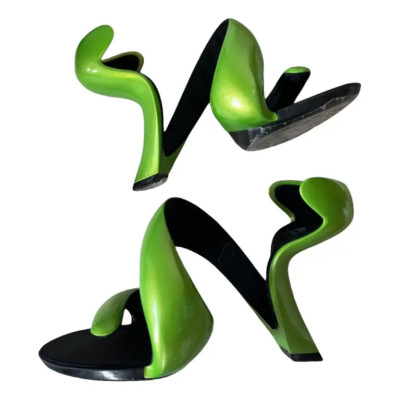 Julian Hakes Mojito Heels Green 36EU | eBay