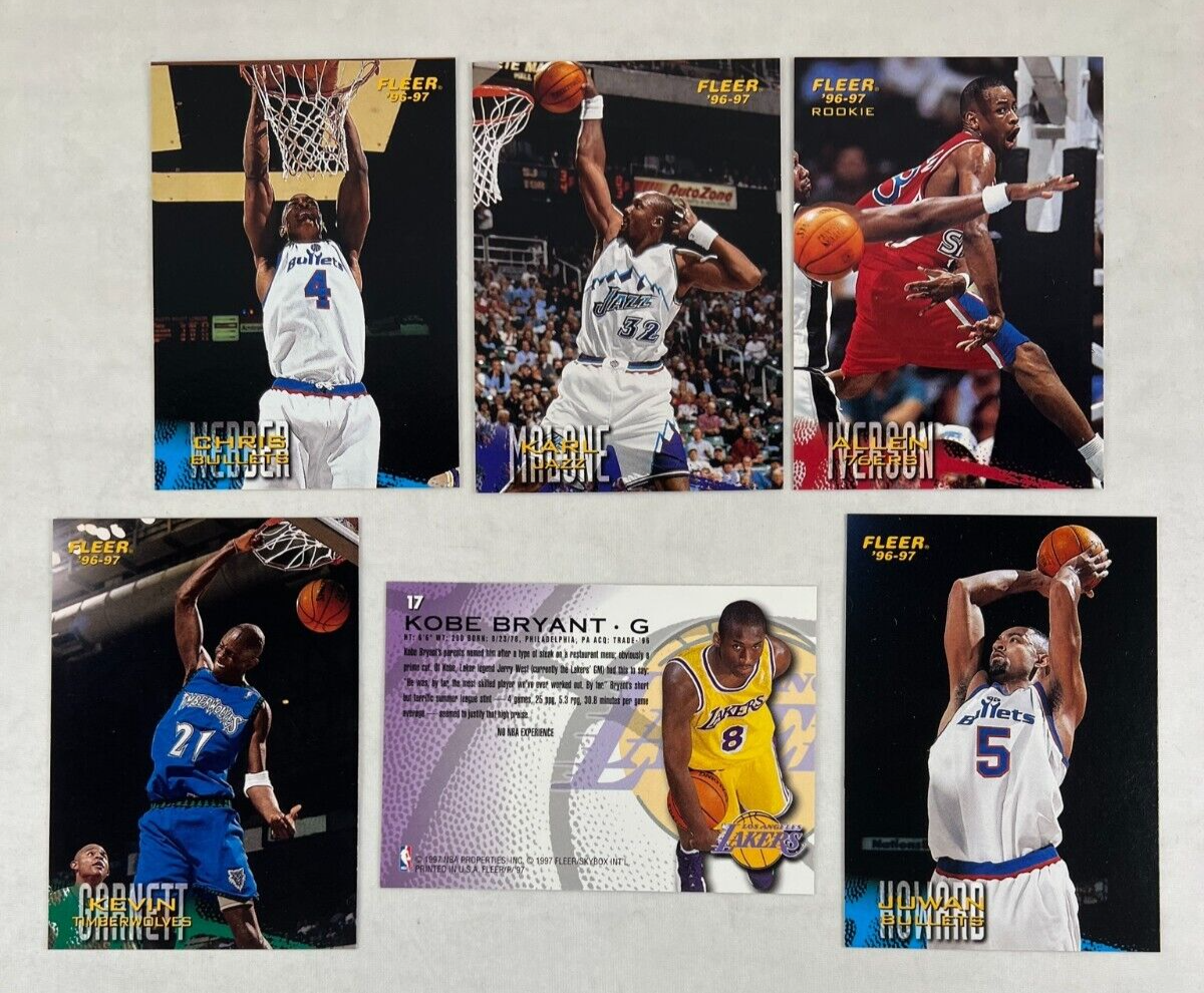 PROMO CARD SET: NBA Skybox 1997 SPRITE 61 Cards w/G HILL Subset