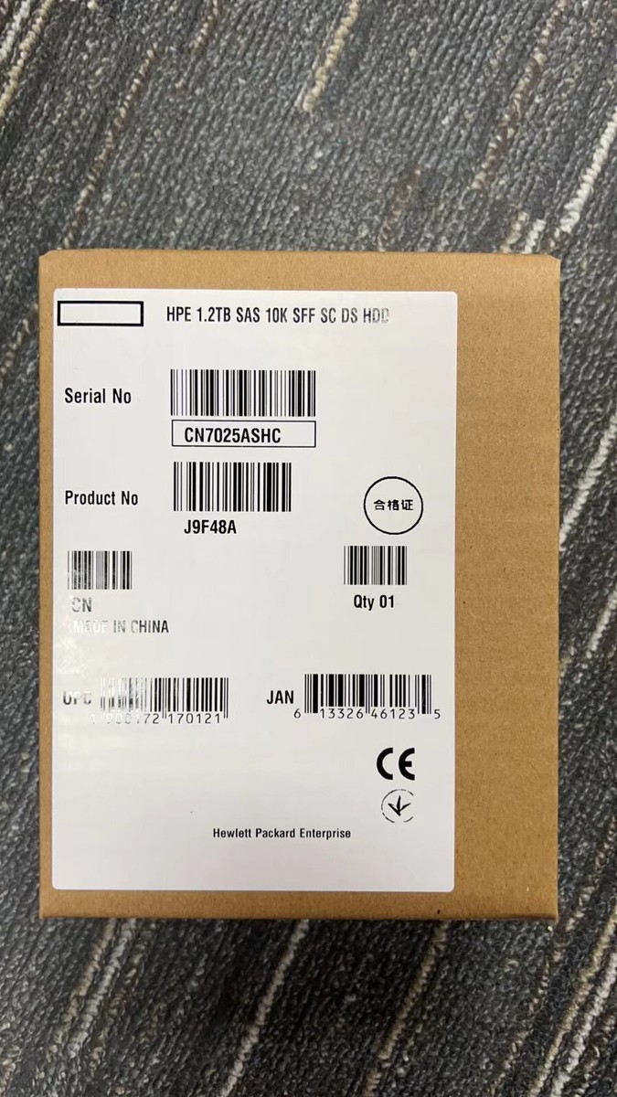 787648-001 HPE J9F48A MSA 10K 1.2TB 12G SAS 2.5 DUAL PORT HDD HARD