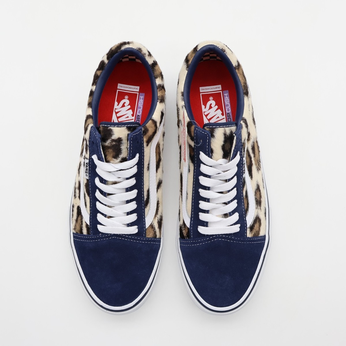 VN0A5FCBBX9 Supreme Vans Leopard Old Skool Navy White (Men's) | eBay
