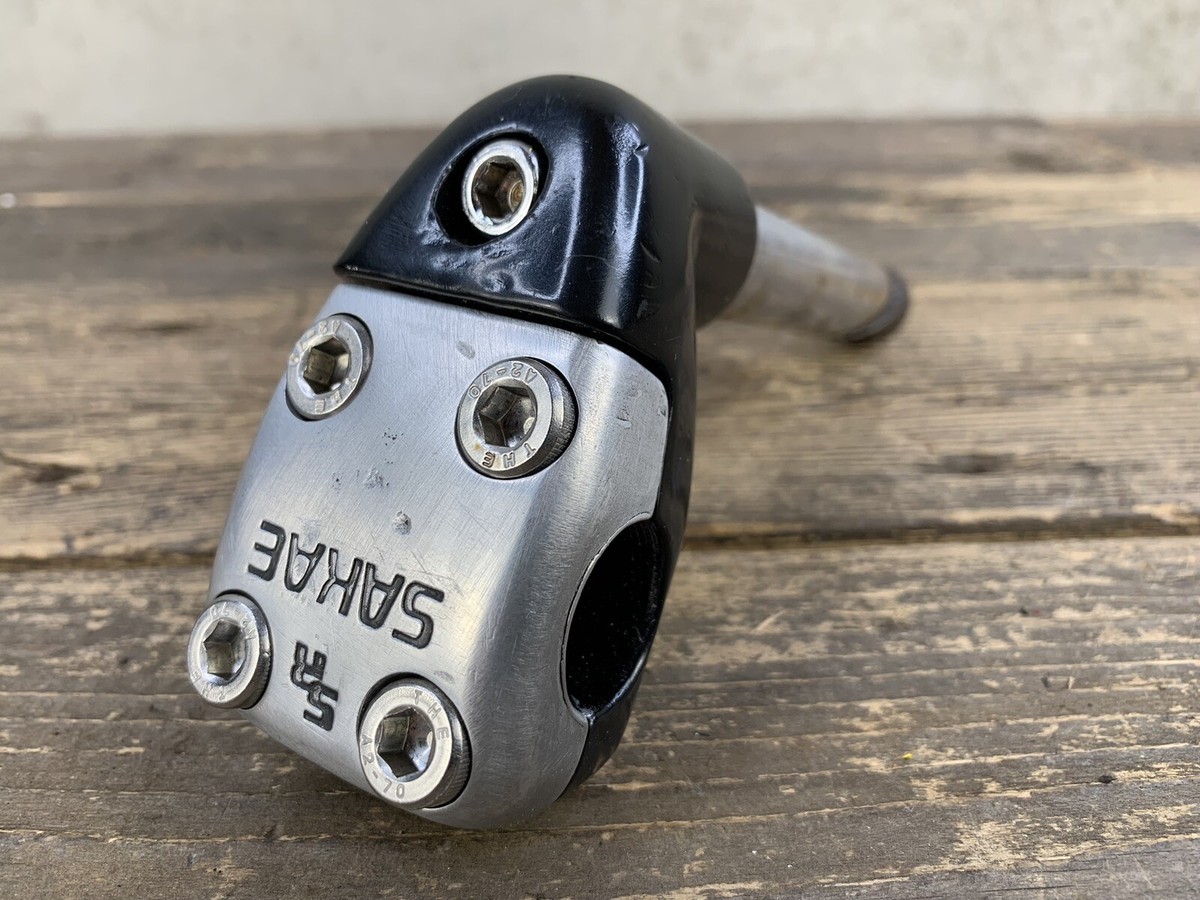 SR MS-424 Sake Bmx Stem Old School Vintage Black Silver Ms424 | eBay