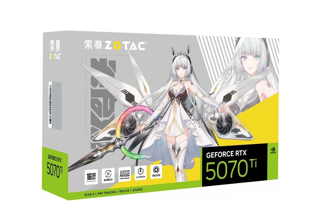 Nvidia ZOTAC GEFORCE RTX 5070 Ti 16GB Apocalypse Girl OC gaming