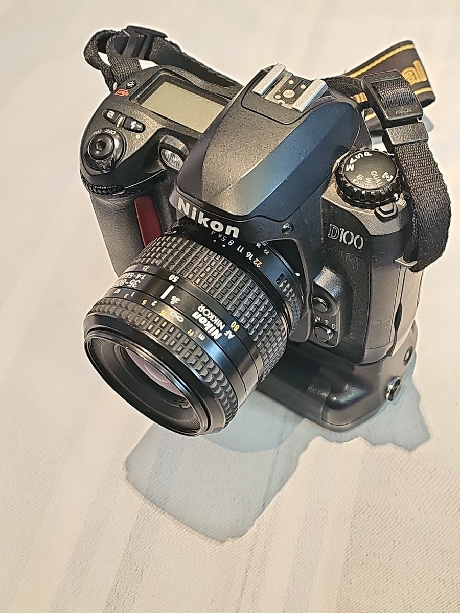 Used Nikon D100 DSLR Camera with AF Nikkor 35-80mm Lens W/MB-D100