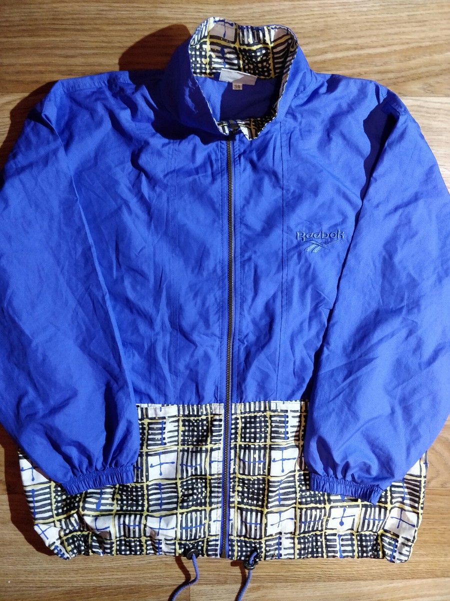 Reebok 90's Vintage Womens Tracksuit Top Jacket Purple Baggy | eBay