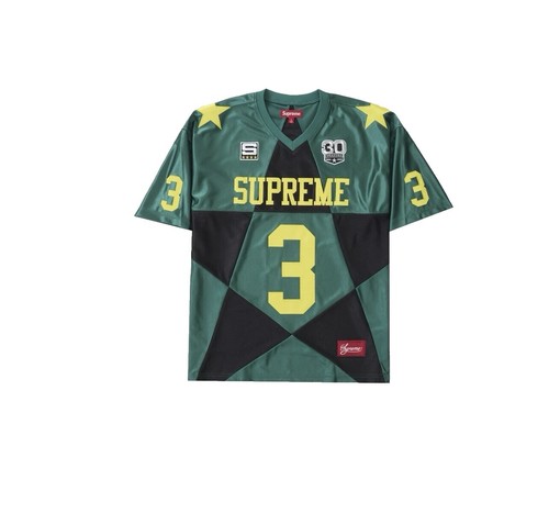 Supreme Bandana Football Jersey Black XL 🔥 *INHAND SAMEDAY SHIP