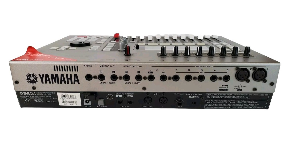 Yamaha AW16G 16 Track Professional Audio Workstation Mixer