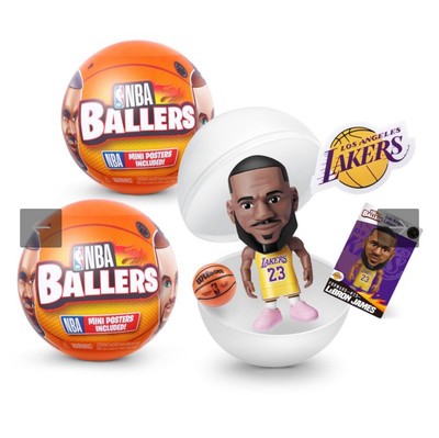 Zuru 5 SURPRISE NBA BALLERS - SERIES 2 - 4 PACK, gift for an NBA