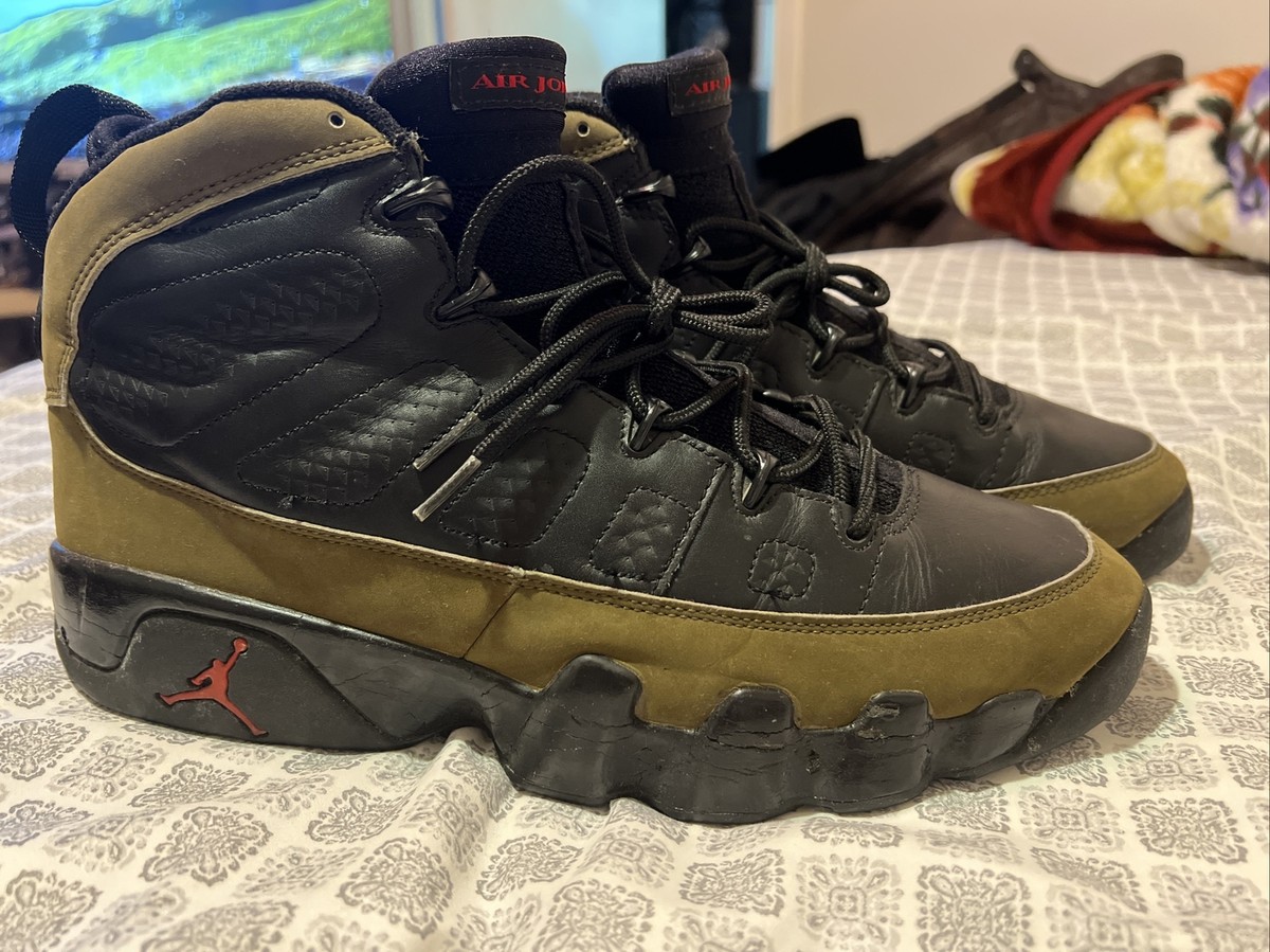 Air Jordan 9 Retro Olive 302370-031 USED SIZE 12.5US Rare Vintage