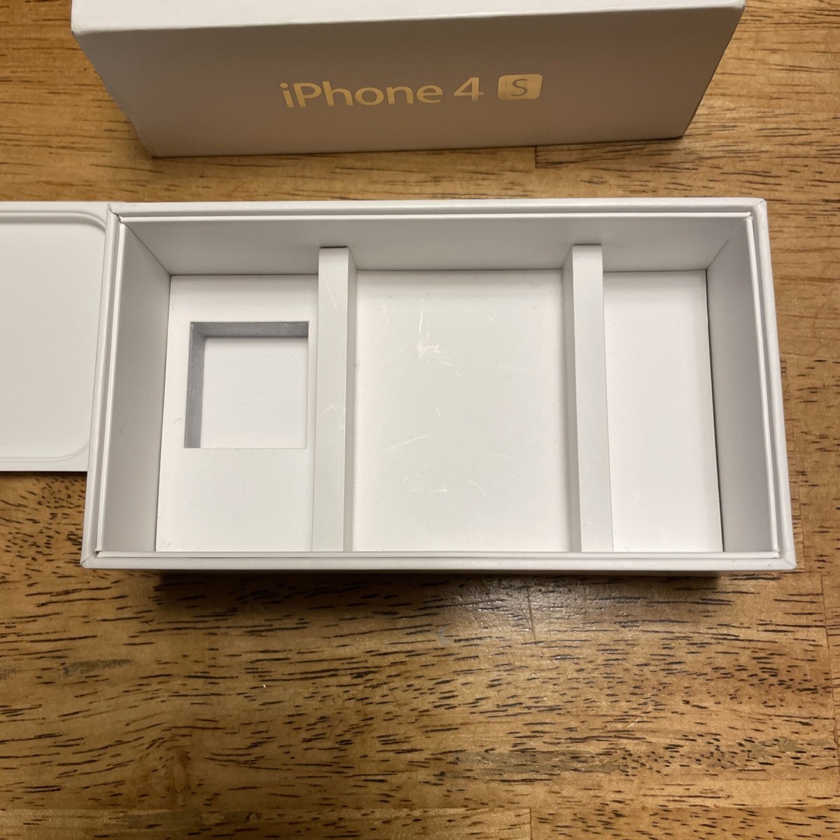 iPhone 4S box only with tray and inserts 16GB White | eBay