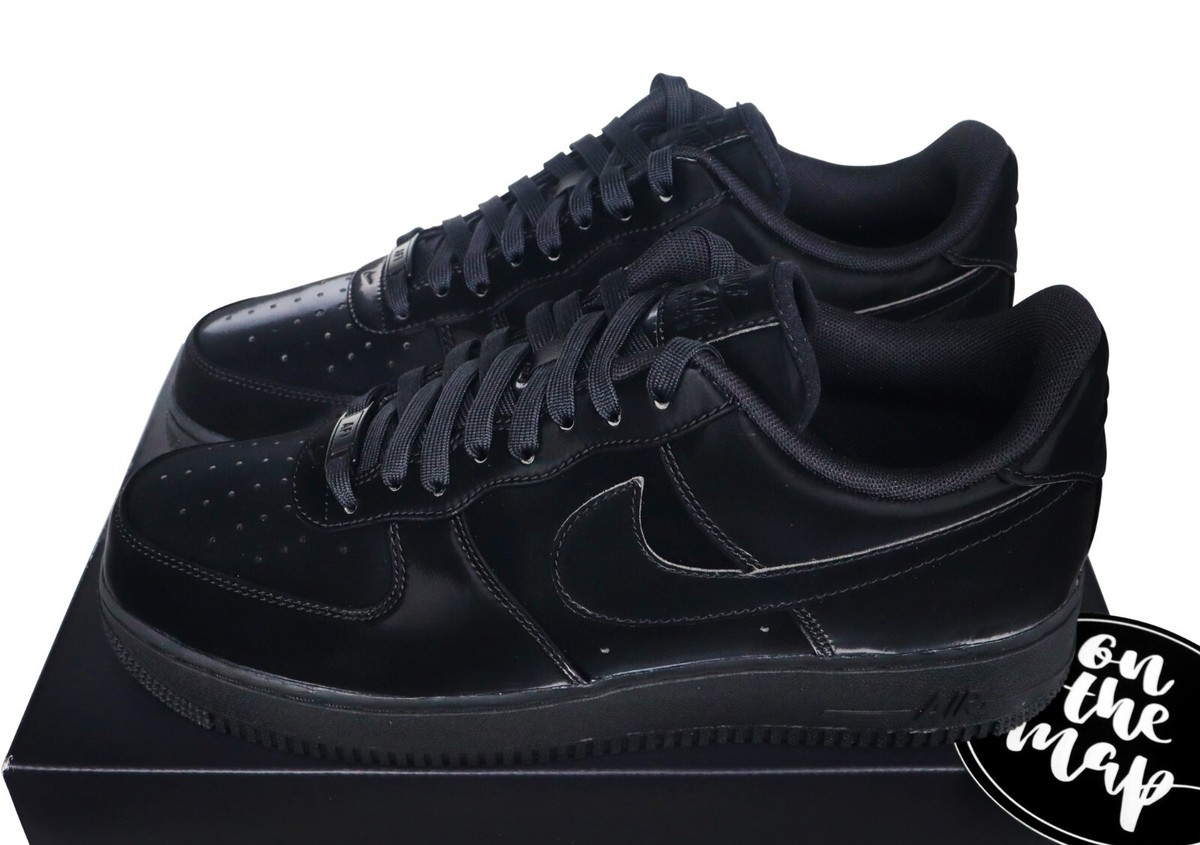 Nike Air Force 1 '07 LX Vanta Triple Black UK 5 8 9 10 11 US