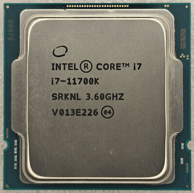 11Th Gen Intel Core i7-11700K CPU Processor LGA 1200 8-Core 3.6