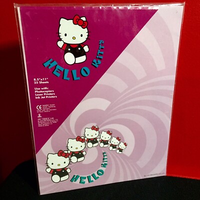 Sanrio Japan 1996 HELLO KITTY 8.5 x 11 LIMITED ED Printer/Copy