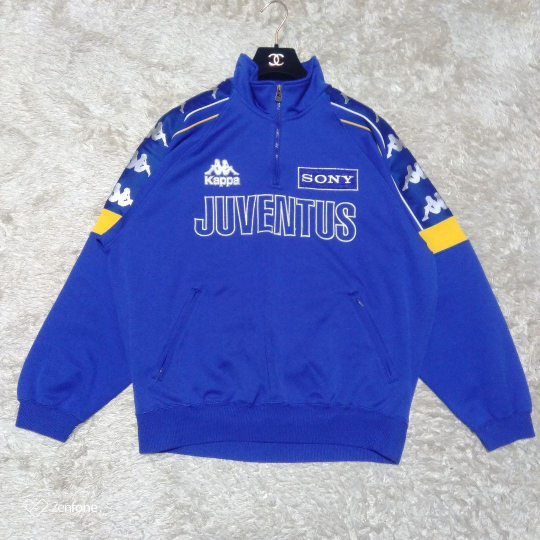 Kappa Juventus SONY Tracksuit 90s Blue Jacket Pants Set Size L