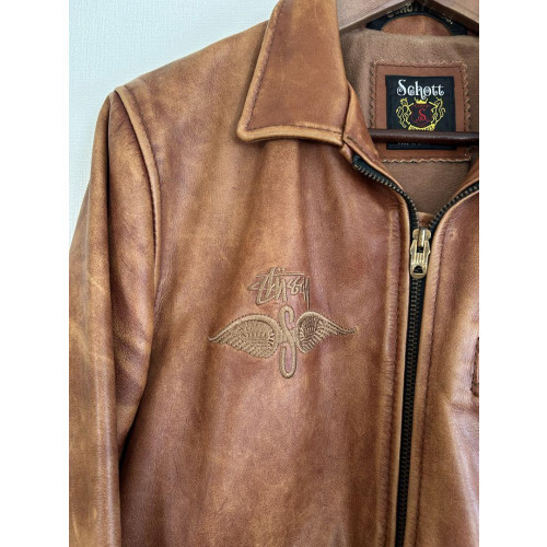 stussy shotto leather jacket | eBay