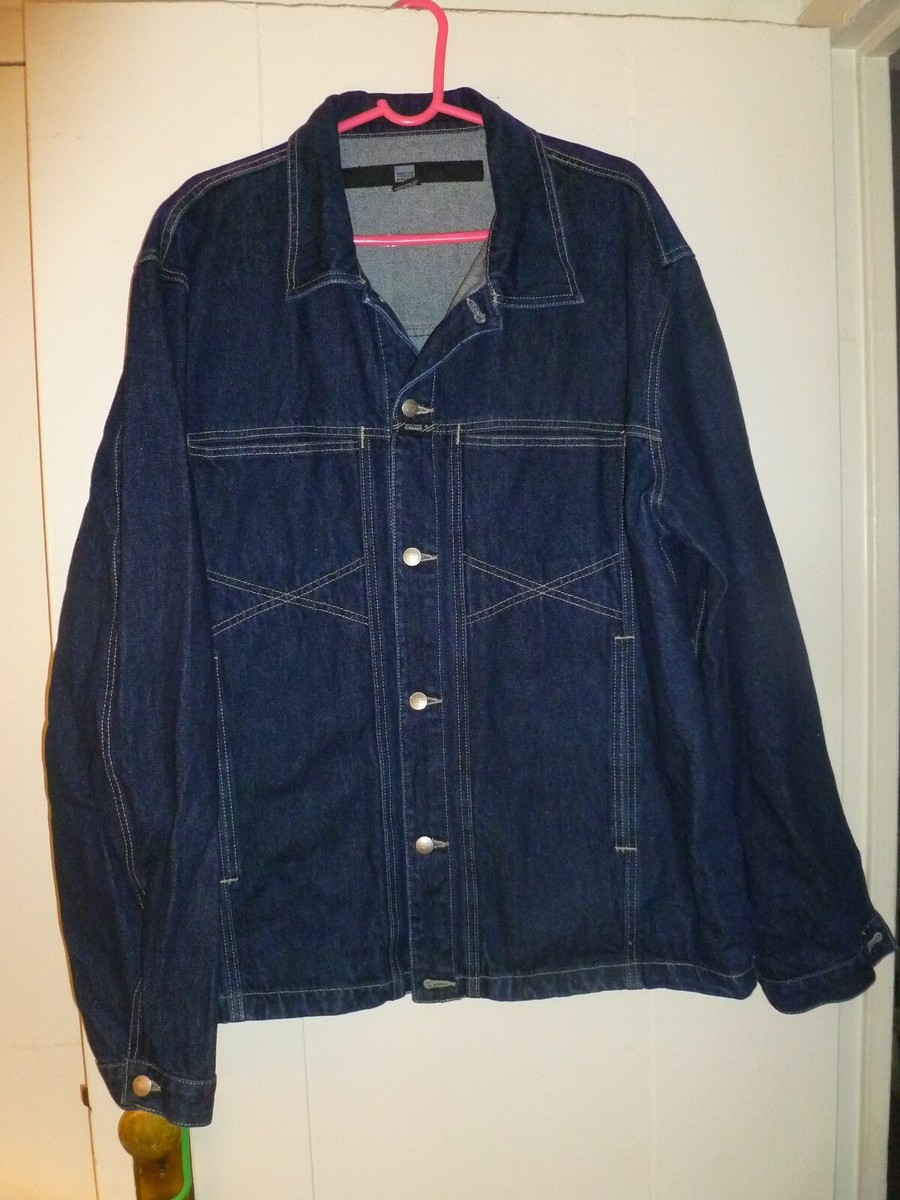 Vintage 90s Marithe Francois Girbaud Blue Denim Jean Jacket, Size