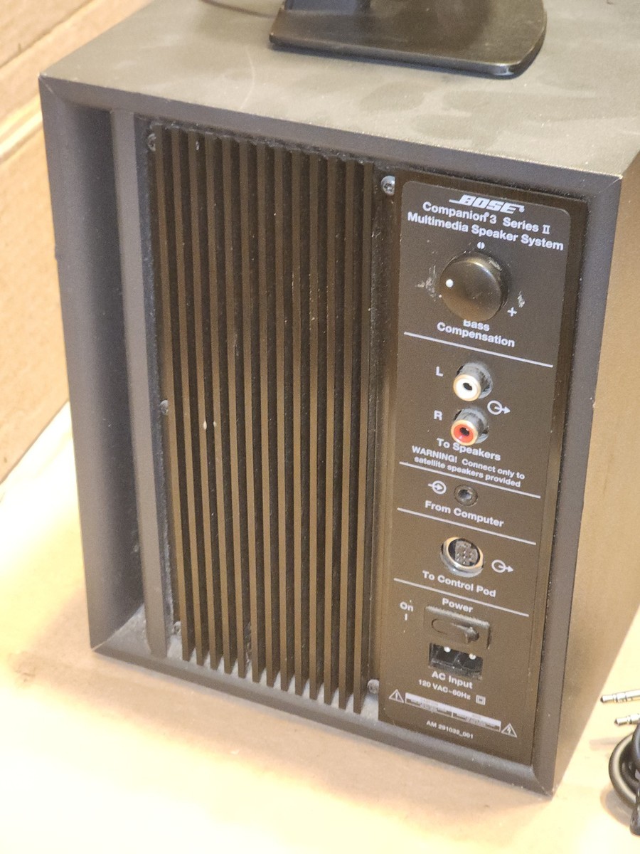 Bose Companion 3 Series II Multimedia Computer Speaker System