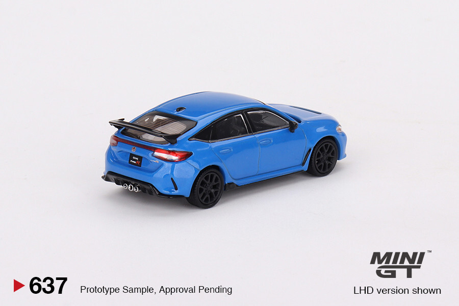 MINI GT Honda Civic Type R Boost Blue Pearl FL5 #637 (LorR) 1/64