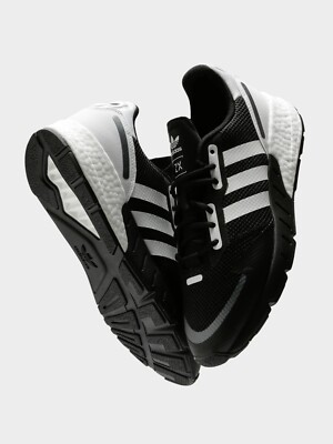 Adidas Originals ZX 1K Men's Athletic Shoe Black Running Sneaker